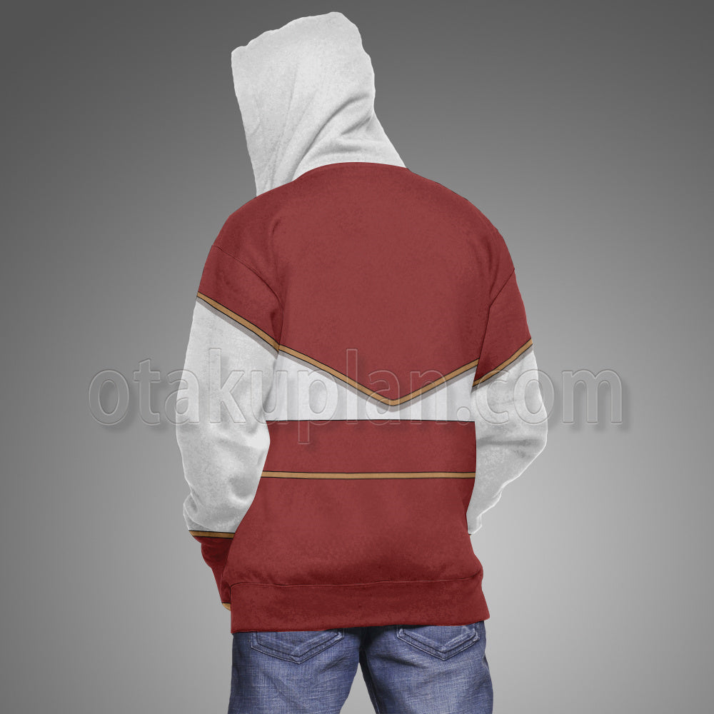 Villainess Level 99 Dolkness Yumiella Red Uniform Cosplay Hoodie