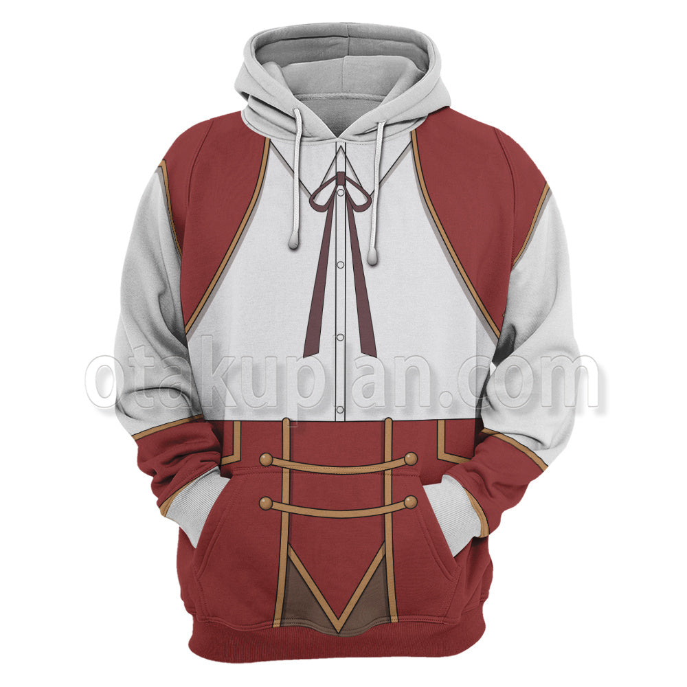Villainess Level 99 Dolkness Yumiella Red Uniform Cosplay Hoodie